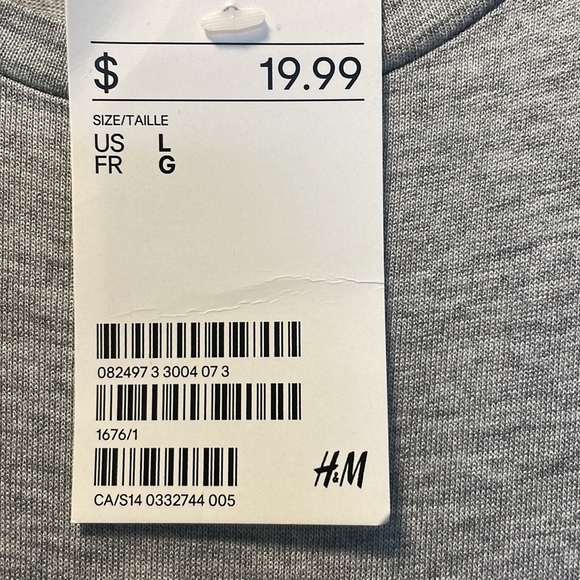 H&M grey maxi dress. Size large US - Picture 5 of 5